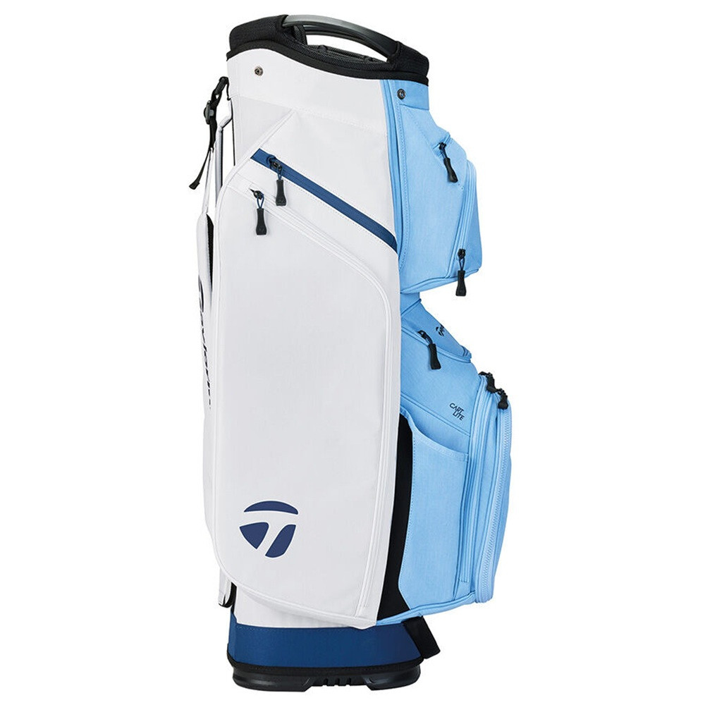 TaylorMade Golf TM25 Cart Lite Bag - White / Lt Blue - Maple Hill Golf